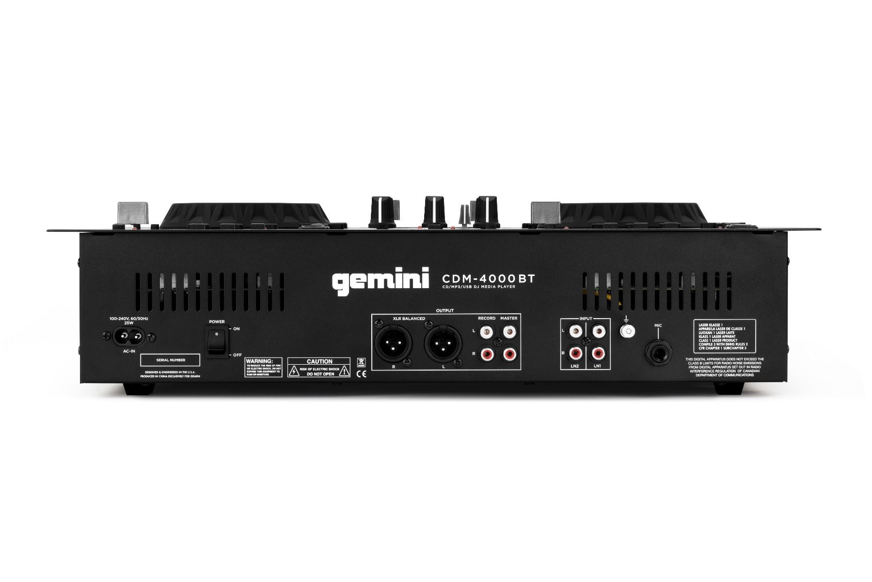 Gemini CDM-4000BT - DJ Solutions Store